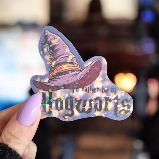 I'd rather be at Hogwarts Sticker