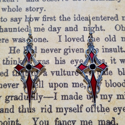 Gothic Cross Earrings